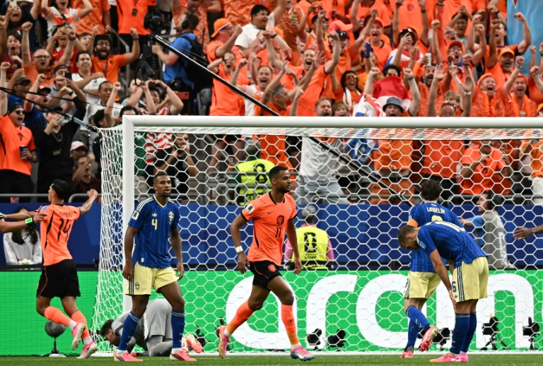 A Holanda derrotou a Suécia em Houston e se classificou para a Copa do Mundo