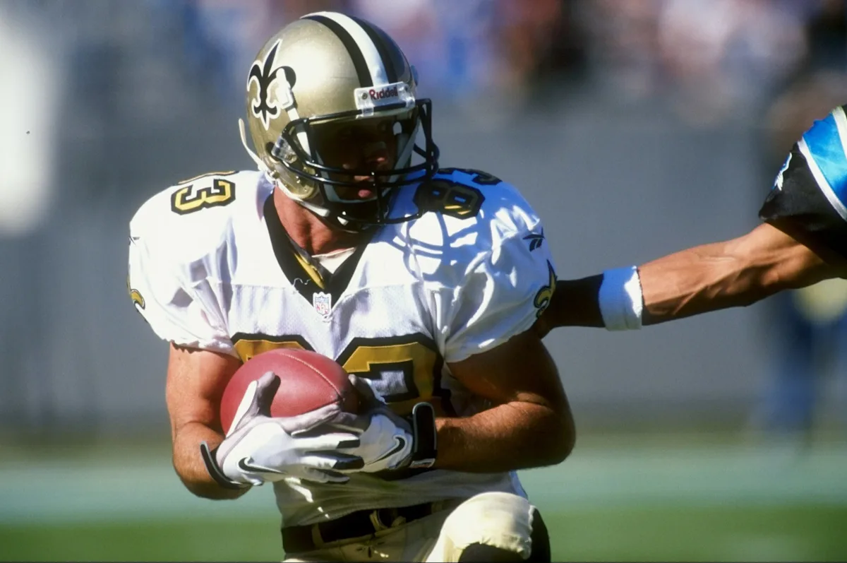 A recepção para touchdown de Keith Poole de 82 jardas é a jogada do dia do Saints
