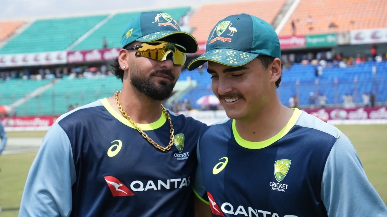 Ban vs Aus T20I - O estreante Joel Davies vive o sonho no Banner Day para spinners australianos no Chattogram