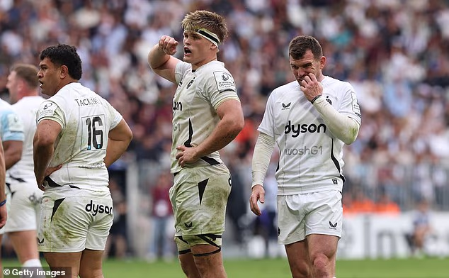 Bath foi eliminado da Copa dos Campeões no domingo ao perder por 38 a 26 nas semifinais para o Bordeaux.
