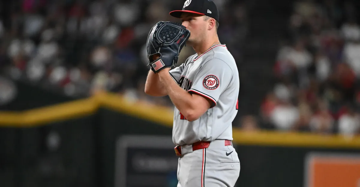 Brad Lord foi o melhor arremessador do Washington Nationals nesta temporada