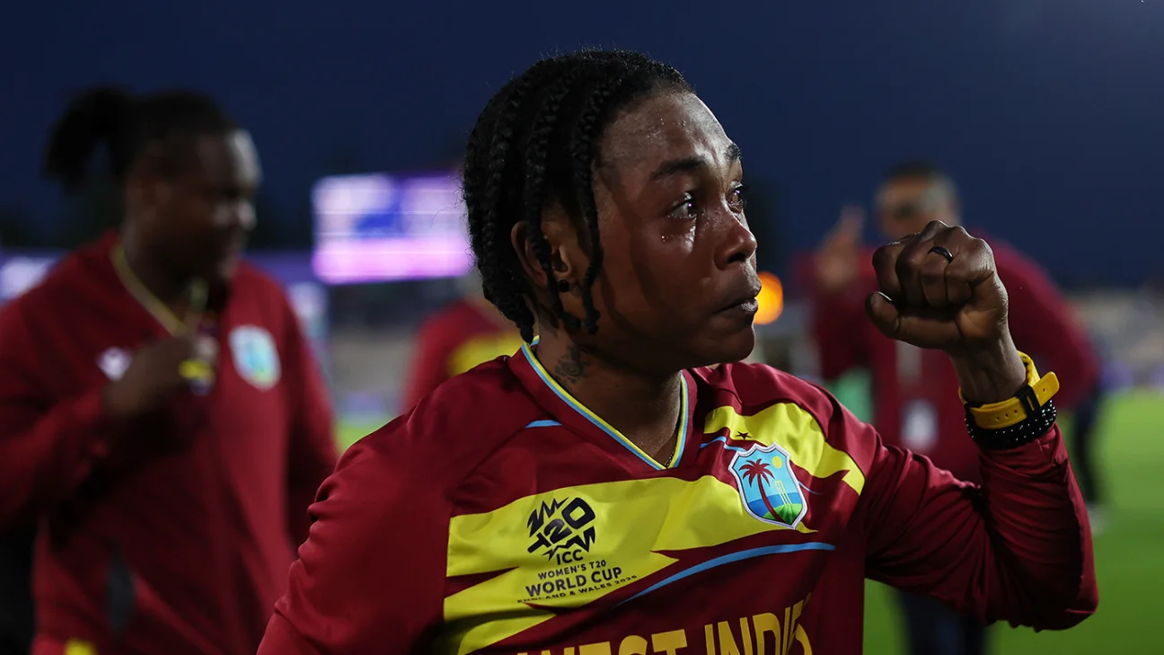 Copa do Mundo T20 Feminina de 2026 - Shemaine Campbell retribui a fé para surpreender a atual campeã Nova Zelândia