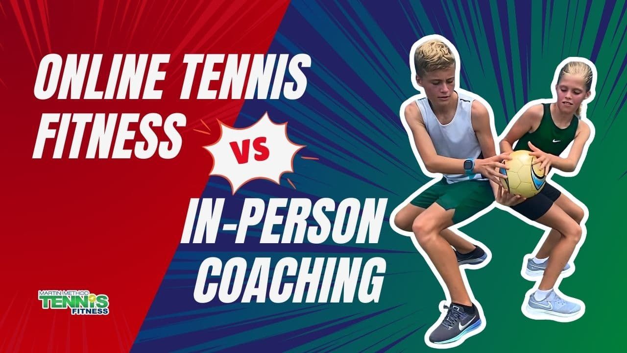 Fitness de tênis online versus treinamento pessoal