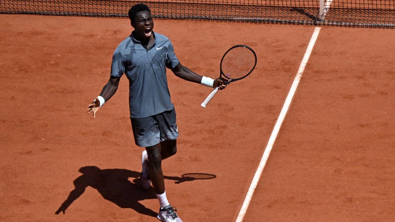 O adolescente Moïse Kouamé chegou à terceira rodada do Aberto da França