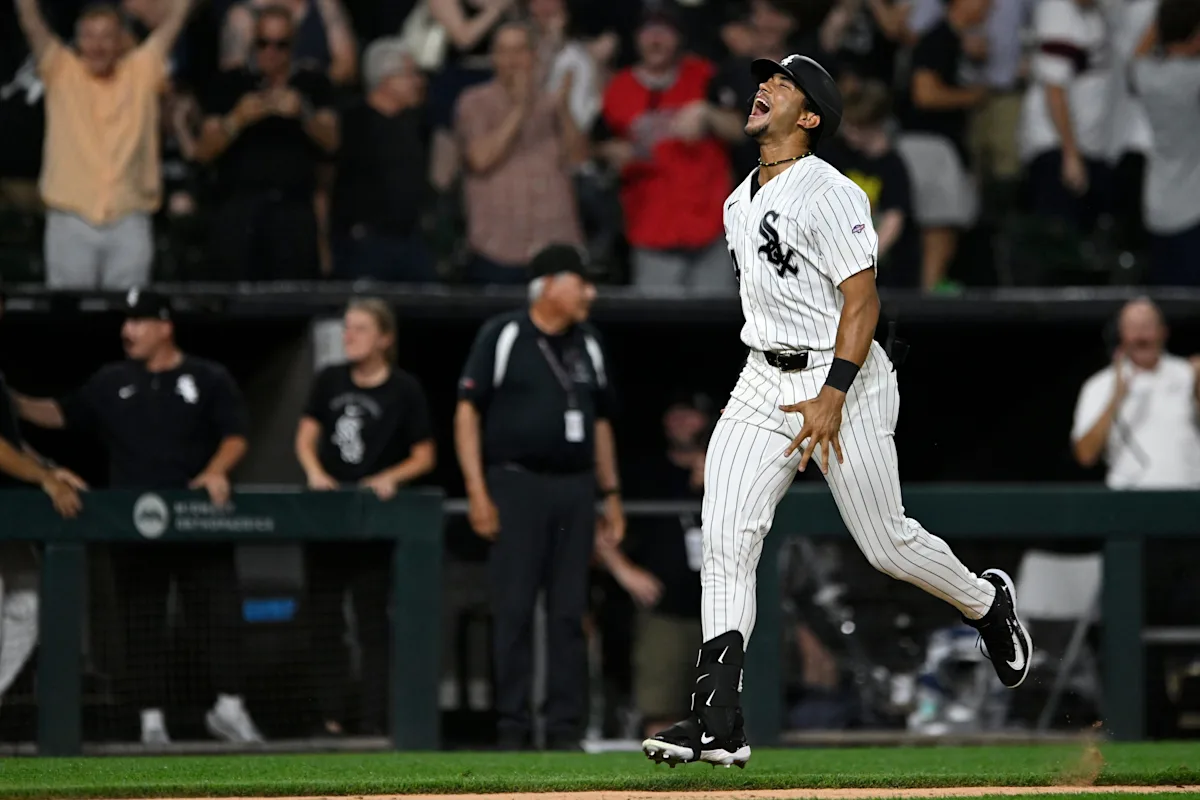 O novato do White Sox, Braden Montgomery, não se acalmou após sua histórica estreia na MLB.
