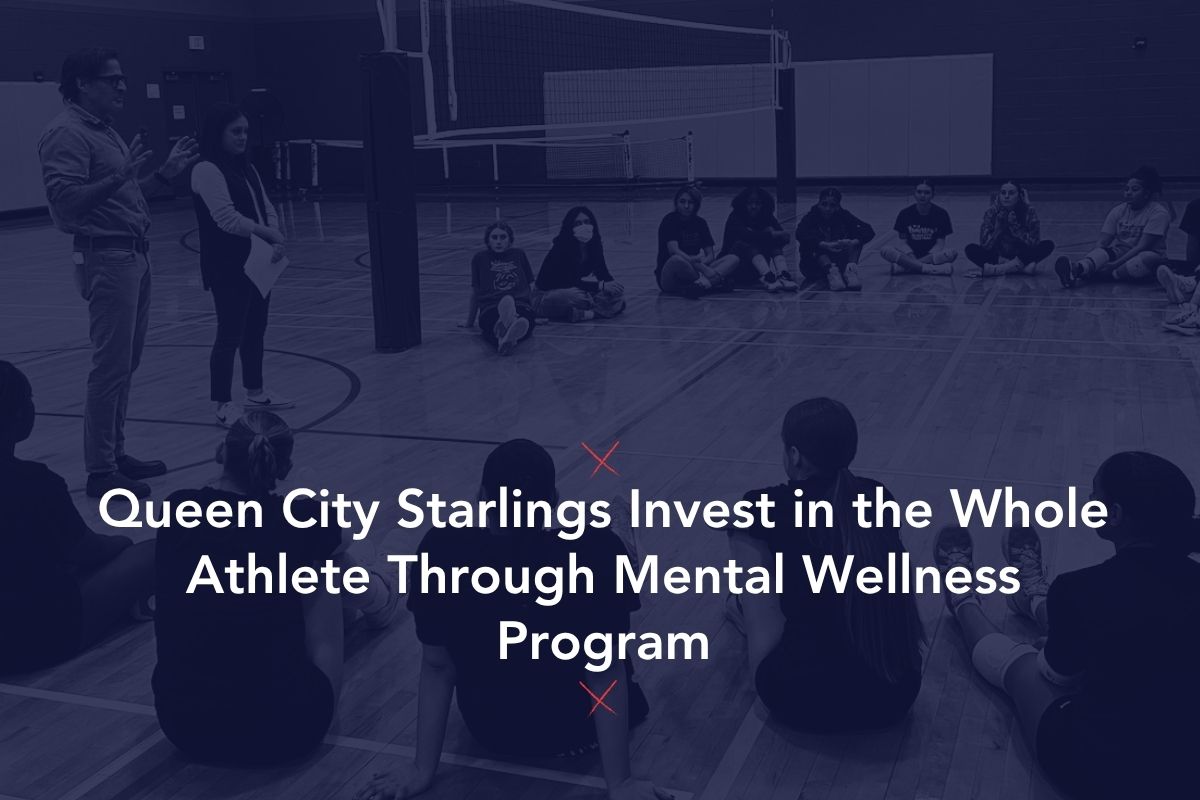 Os Queen City Starlings investem no atleta por meio de um programa de saúde mental