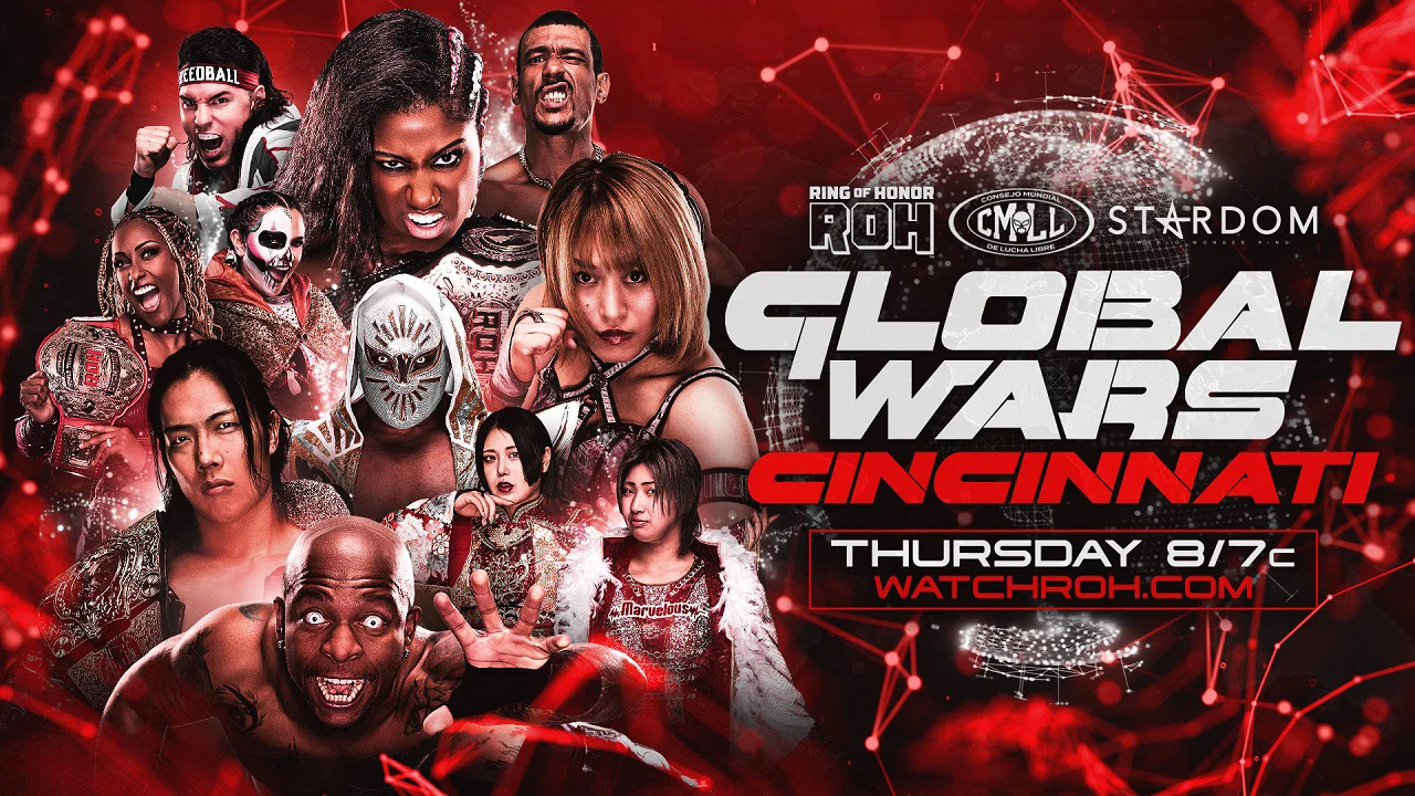 ROH x CMLL x STARDOM Global Wars: Resultados de Cincinnati 18/06/26.