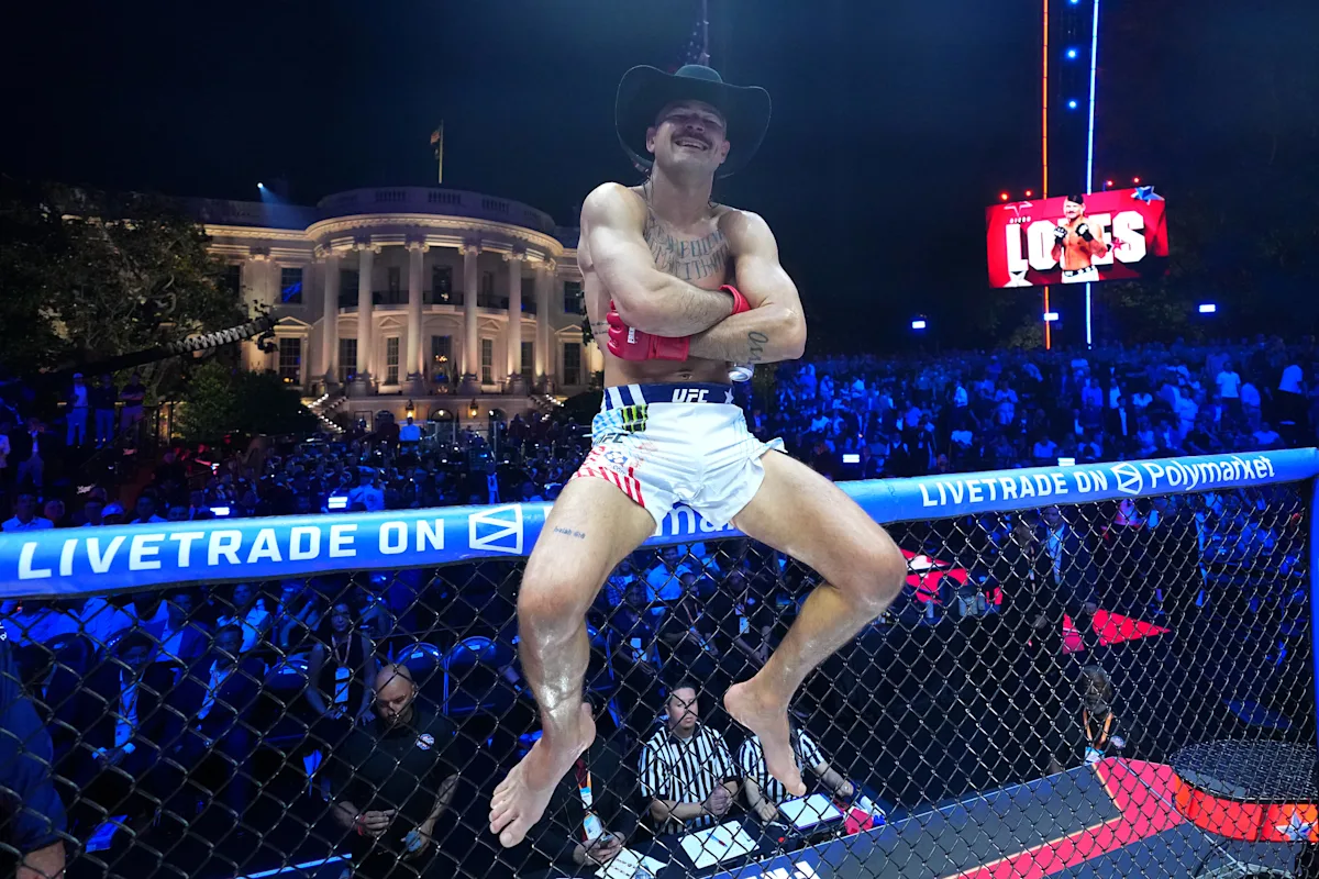 Resultados do UFC Freedom 250: Diego Lopes nocauteou Steve Garcia com um nocaute violento para abrir o evento na Casa Branca