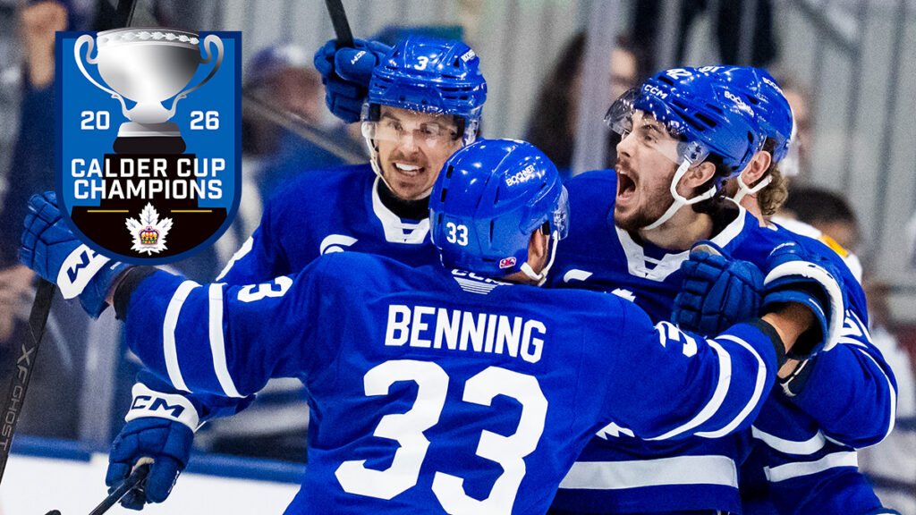 Simplesmente lindo! Marlies vence Taça Calder | TheAHL. com