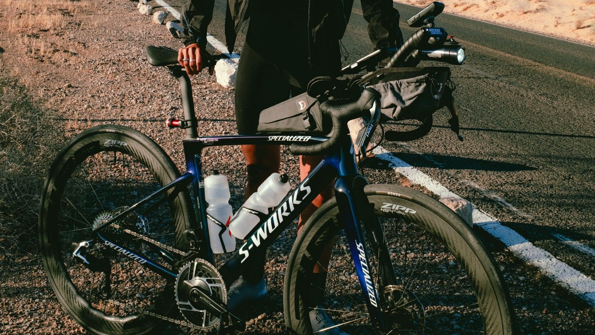 Lael Wilcox's Around-the-World setup 2026