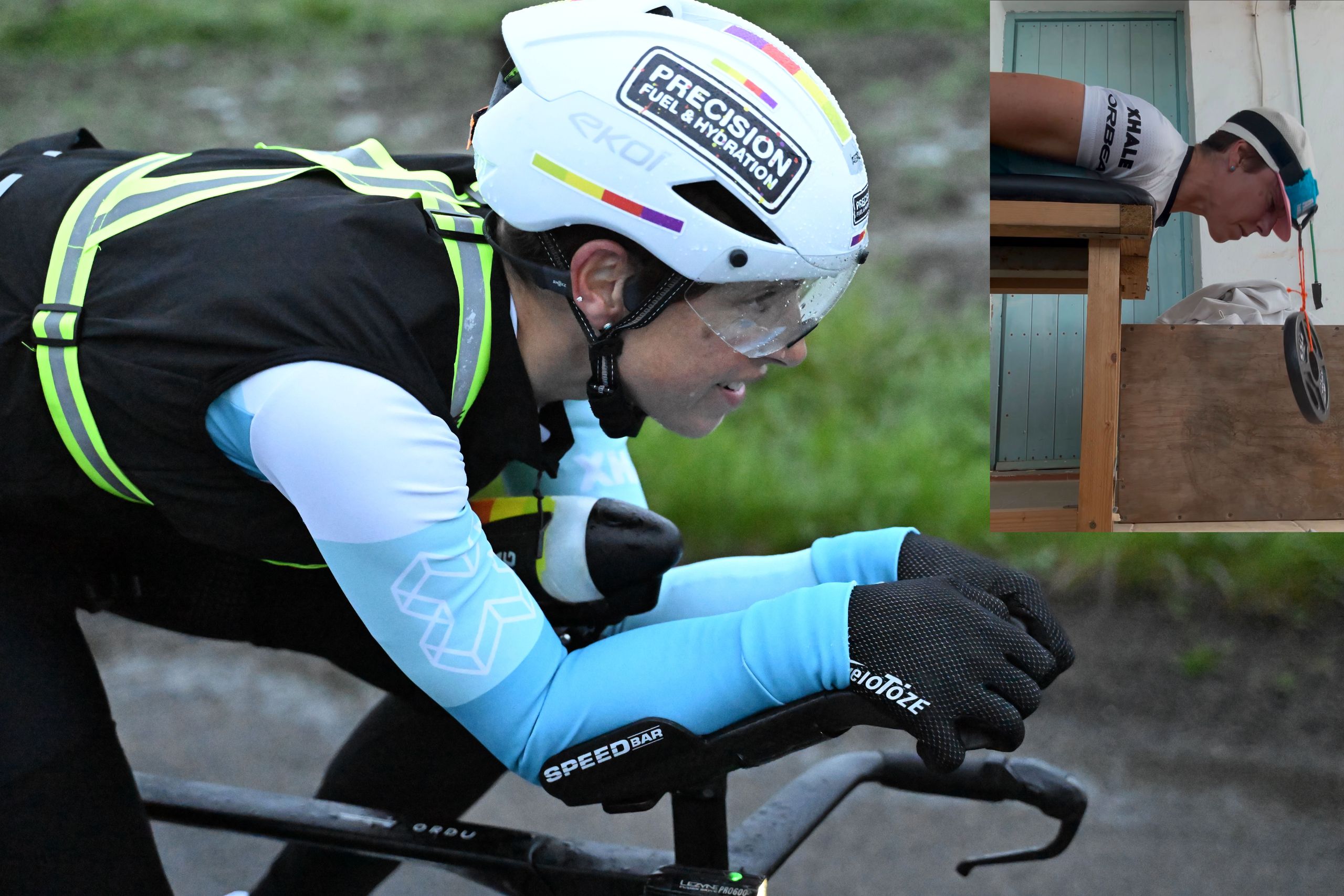 ‘Três vezes por semana, durante seis meses, pendurei pesos na cabeça para fortalecer o pescoço’ – a agonia e o êxtase de estabelecer um recorde mundial de ciclismo